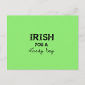 irritieren Sie einen glücklichen Tag Postkarte (Vorderseite)