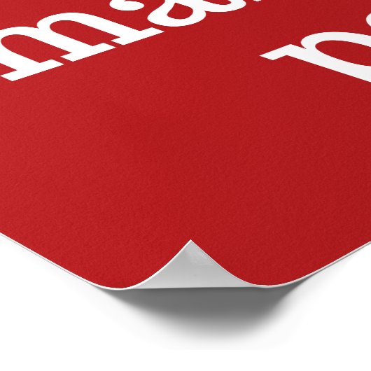 "Irrtum ist menschlich" Poster 1 (Ecke)