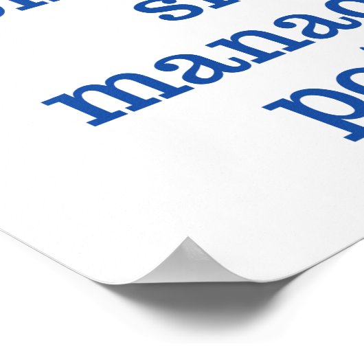 "Irrtum ist menschlich" Poster 5 (Ecke)