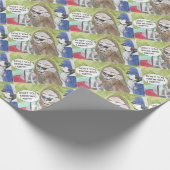 Irrtümlicher Bigfoot Geschenkpapier (Ecke)