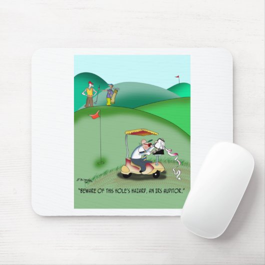IRS Auditor in einer Golf-Sand-Falle Mousepad (Mit Mouse)