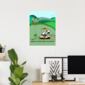 IRS Auditor in einer Golf-Sand-Falle Poster (Heimbüro)