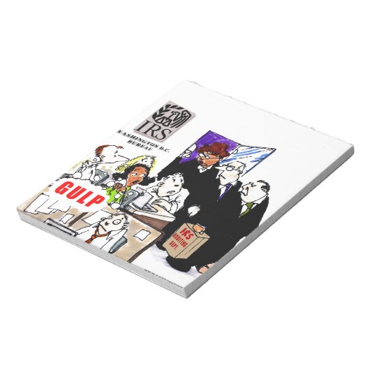 IRS Audits IRS Funny Notizblock (Rotiert)