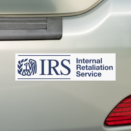 IRS: Interner Vergeltungs-Service Autoaufkleber (Auf Auto)