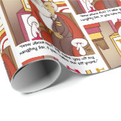 IRS Naughty List Holiday Geschenkpapier (Rolleneckpunkt)