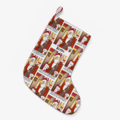 IRS Naughty List Holiday Kleiner Weihnachtsstrumpf (Vorderansicht (hängend))