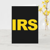 Irs Special Agent Long Sleeve  Karte (Gelbe Blume)