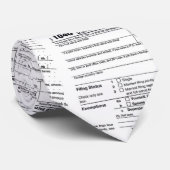 IRS-Steuerformular 1040 Krawatte (Gerollt)