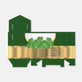 Irsh Green und Gold Hochzeit Geschenkschachtel (Ungefaltet)