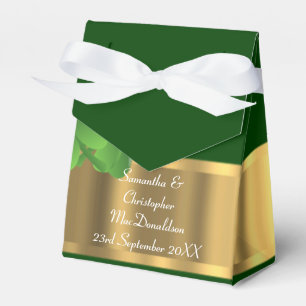 Irsh Green und Gold Hochzeit Geschenkschachtel