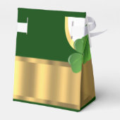 Irsh Green und Gold Hochzeit Geschenkschachtel (Rückseite)