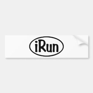 Irun-Oval Autoaufkleber
