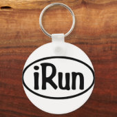 iRun Oval Schlüsselanhänger (Vorderseite)