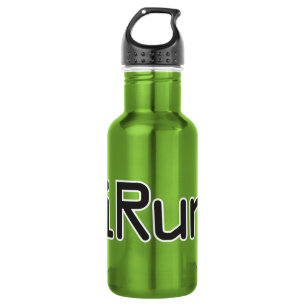 Irun - Schwarzes Edelstahlflasche