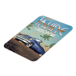 Irvine California Travel Poster Magnet