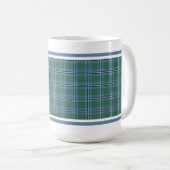 Irvine Clan Scottish Tartan Kaffeetasse (VorderseiteRechts)