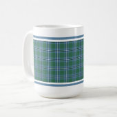 Irvine Clan Scottish Tartan Kaffeetasse (Vorderseite Links)