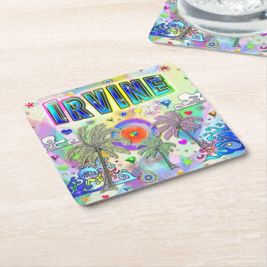 Irvine Deep Dream Untersetzer (angewinkelt)