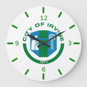 Irvine (Kalifornien) Flagge Große Uhr