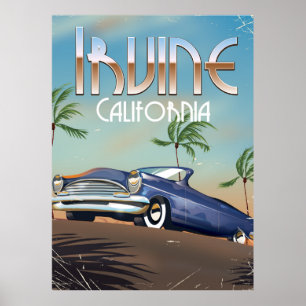 Irvine Kalifornien Reiseplakat Poster