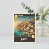 Irvine, Kalifornien | Vintage Postkarte (Stehend Vorderseite)