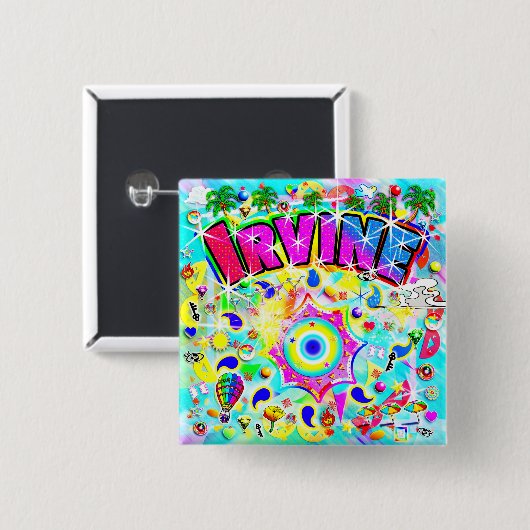 Irvine Mystic Dance Button (Vorne & Hinten)