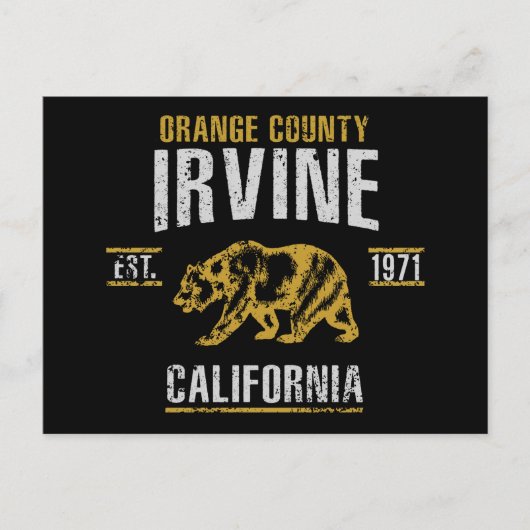 Irvine Postkarte (Vorderseite)