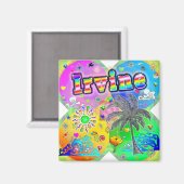 Irvine Quadro Seasons Magnet (Vorderseite/Rückseite)