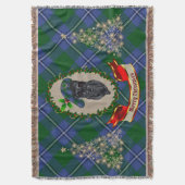 Irvine Scottie Dog Christmas Throw Blanket Decke (Vorderseite Vertikal)