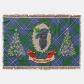 Irvine Scottie Dog Christmas Throw Blanket Decke (Vorderseite)