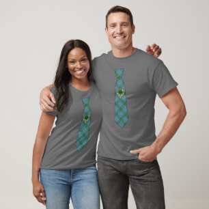 Irvine Scottish Clan Abzeichen & Tartan Krawatte T-Shirt