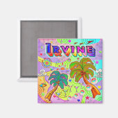 Irvine Vacation Target Magnet (Vorderseite/Rückseite)