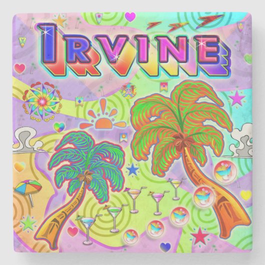 Irvine Vacation Target Untersetzer (Vorderseite)