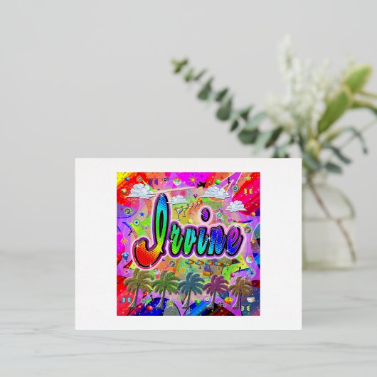 Irvine Vista Express Postkarte (Stehend vorne)