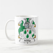 Irving-Familienwappen Kaffeetasse (Links)