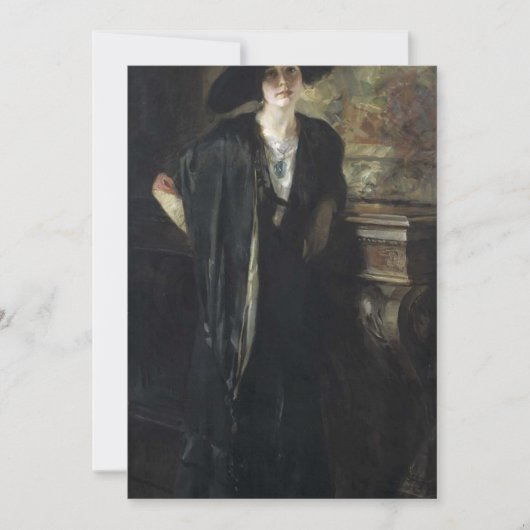 Irving Ramsey Wiles - Meine Tochter Gladys Einladung (Vorderseite)