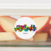 Irving Texas Skyline Etiketten (Befestigt)