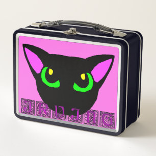 Irving the Black Kitty Metall Brotdose