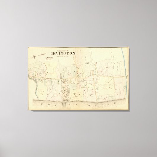 Irvington, New York Leinwanddruck (Vorderseite)