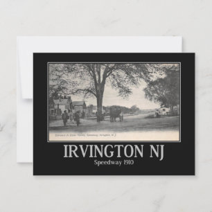 Irvington NJ Essex Country Speedway 1910 Postkarte