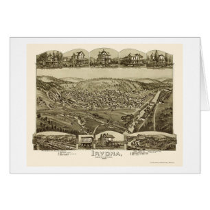 Irvona, panoramische Karte PAs - 1895