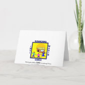 IRW Children's Artwork - Blätter Dankeschön Karte (Rückseite)