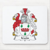 Irwin Familienwappen Mousepad (Vorne)