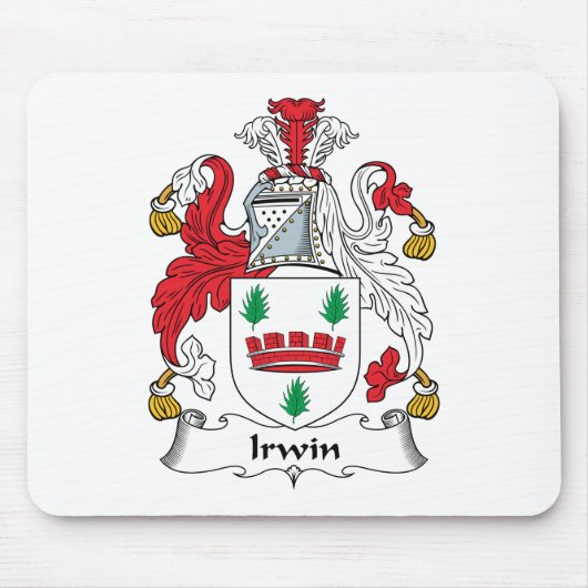 Irwin Familienwappen Mousepad (Vorne)