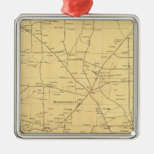 Irwin Township Silbernes Ornament