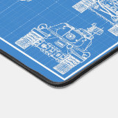 is-2-Tank Schreibtischunterlage (Ecke)