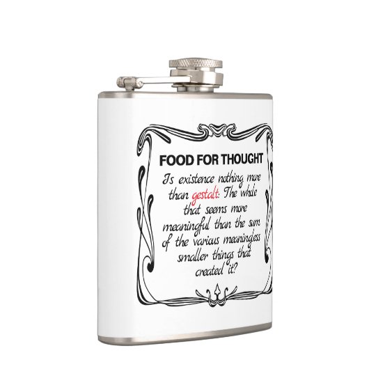 Is Existence Gestalt? Flachmann (Rechts)