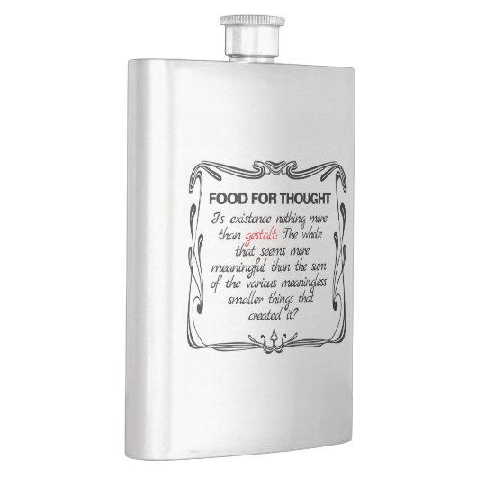 Is Existence Gestalt? Flachmann (Rechts)