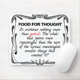 Is Existence Gestalt? Mousepad