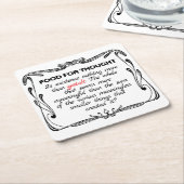 Is Existence Gestalt? Rechteckiger Pappuntersetzer (angewinkelt)